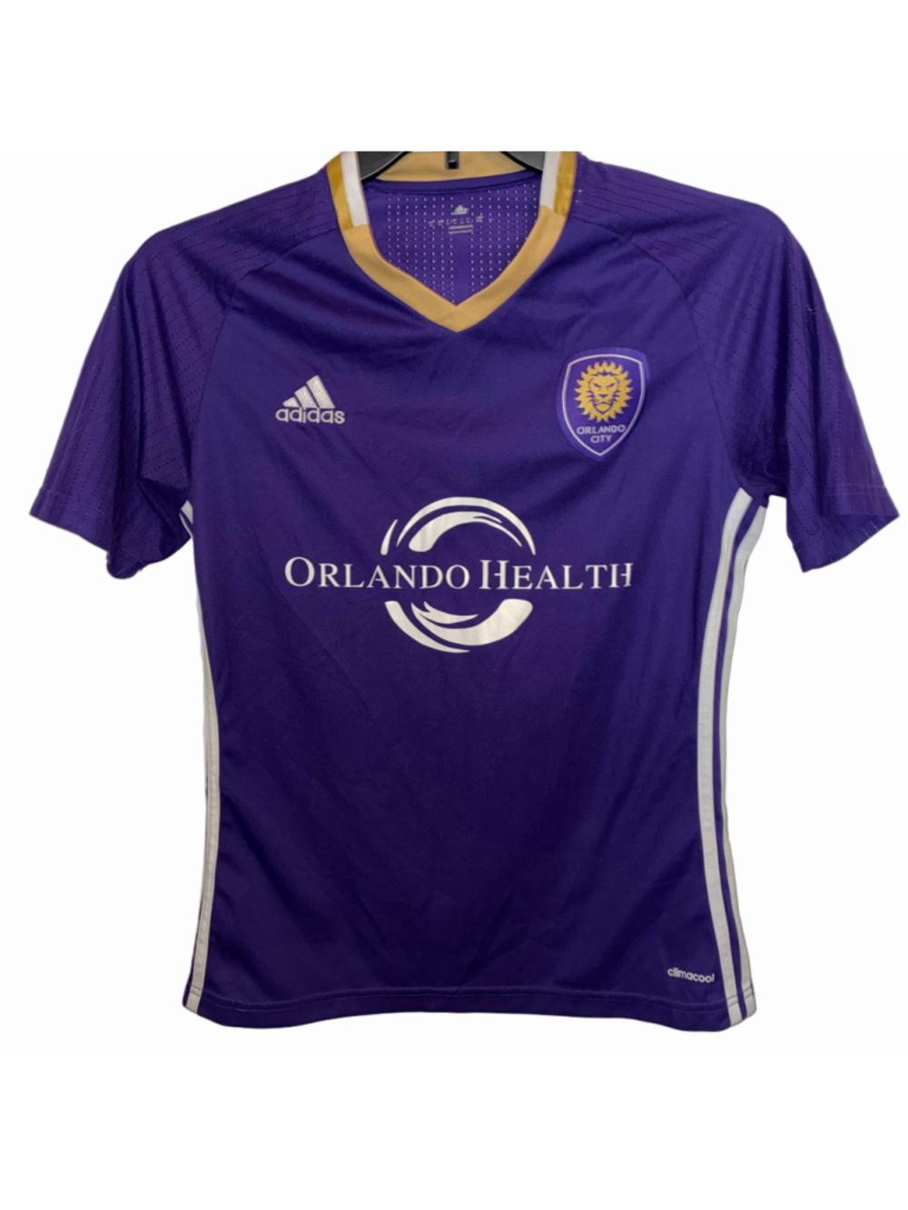 Men's Adidas Orlando City Kaka Soccer Jersey Size S Purple White